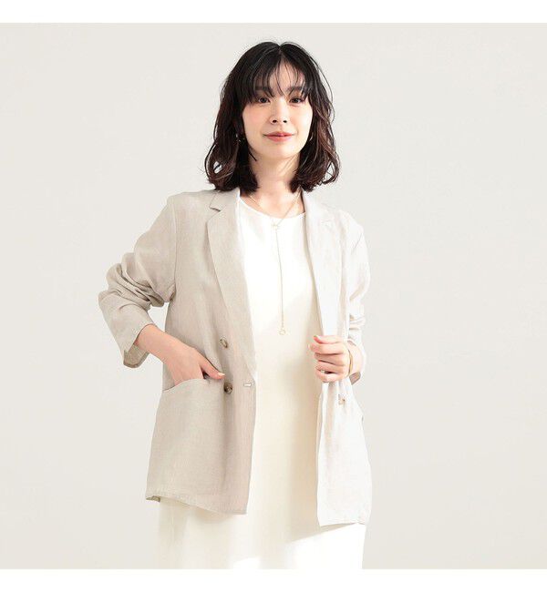 Demi-Luxe BEAMS 「【別注】TICCA / リネン ジャケット」|ダッフルコート|