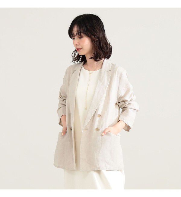 Demi-Luxe BEAMS 「【別注】TICCA / リネン ジャケット」|ダッフルコート|