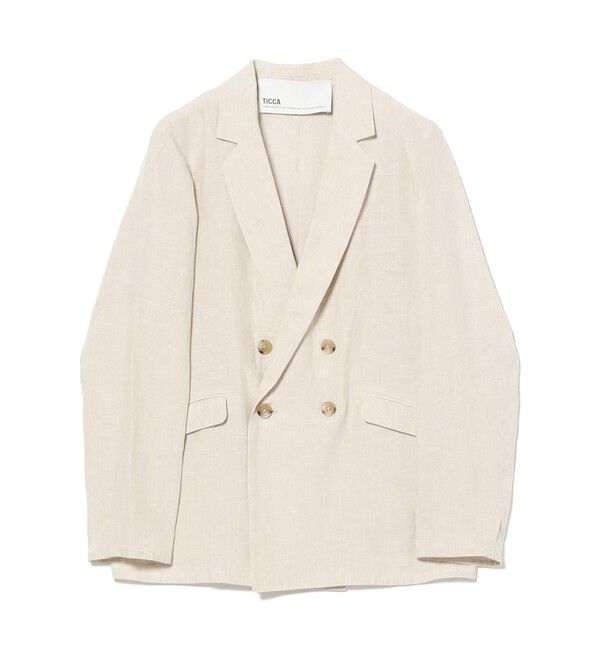 Demi-Luxe BEAMS 「【別注】TICCA / リネン ジャケット」|ダッフルコート|