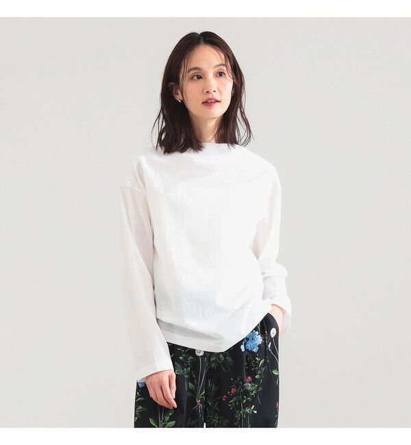 Demi-Luxe BEAMS 「ボートネック ロングスリーブ カットソー」|Tシャツ・カットソー|