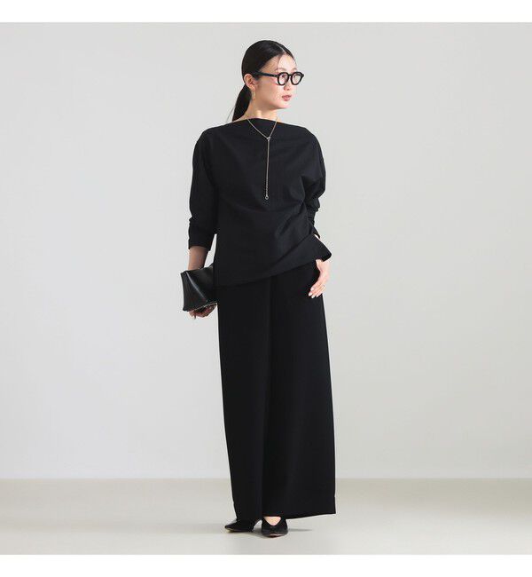 Demi-Luxe BEAMS 「ボートネック ロングスリーブ カットソー」|Tシャツ・カットソー|
