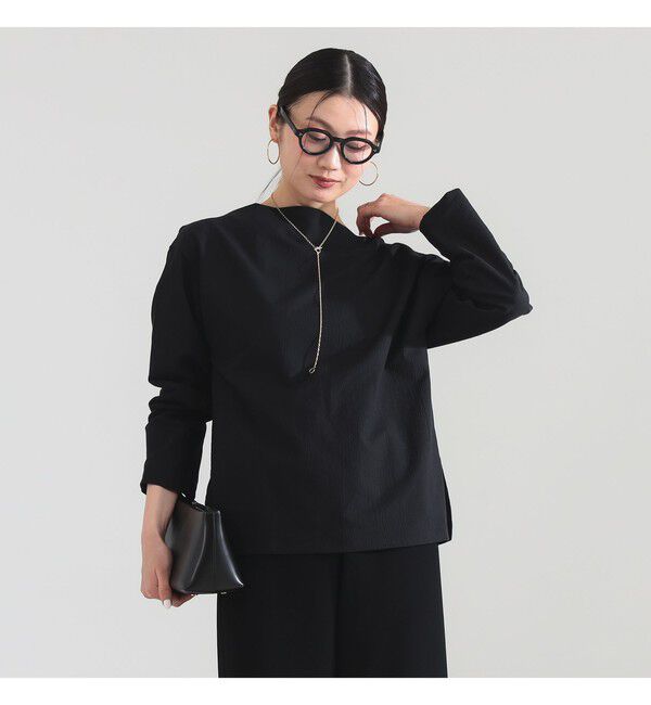 Demi-Luxe BEAMS 「ボートネック ロングスリーブ カットソー」|Tシャツ・カットソー|