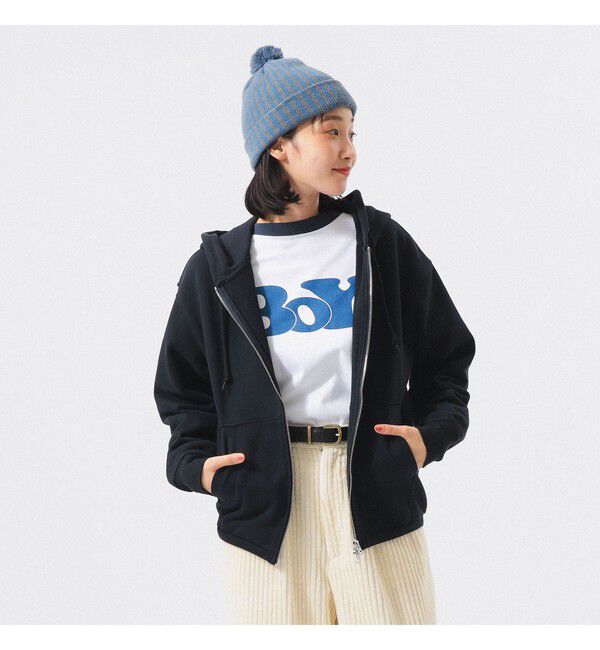 BEAMSBOY「【別注】Gramicci / フルジップ パーカー」|スウェット・ジャージ|NAVY