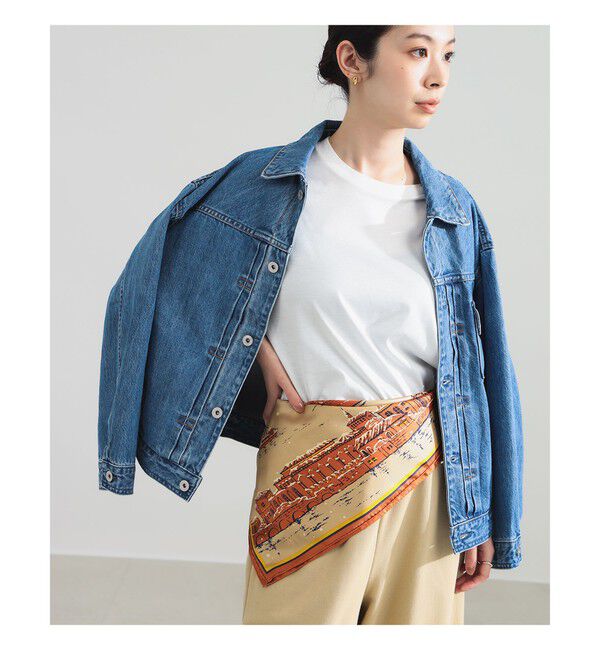Demi-Luxe BEAMS 「manipuri / ゴールデンナイト スカーフ」|ストール|