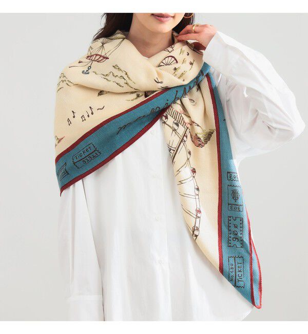 Demi-Luxe BEAMS 「manipuri / ワンダーランド ストール」|ストール|