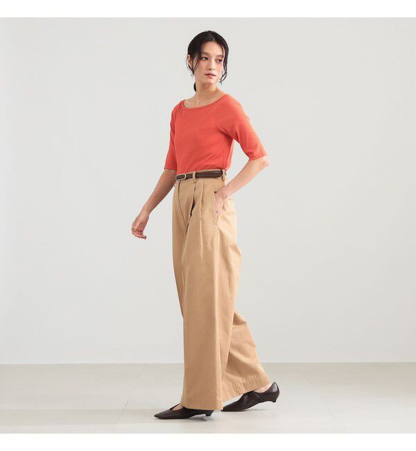 Demi-Luxe BEAMS 「コットン キュプラ カップ付きプルオーバー」|Tシャツ・カットソー|