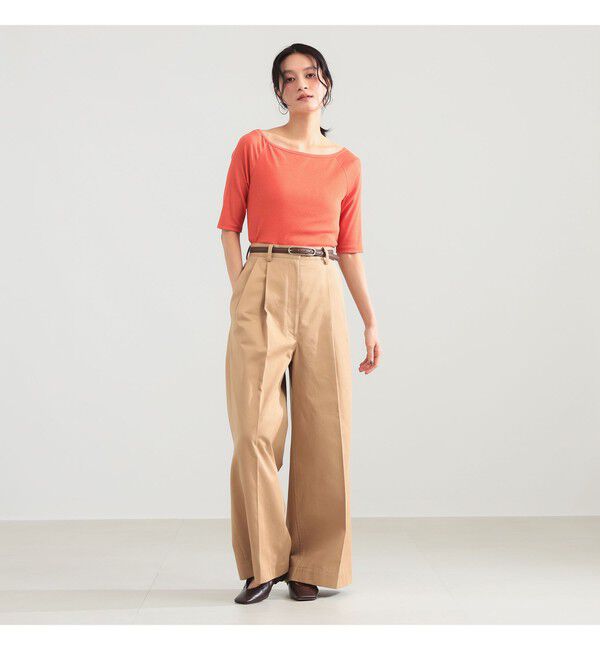 Demi-Luxe BEAMS 「コットン キュプラ カップ付きプルオーバー」|Tシャツ・カットソー|