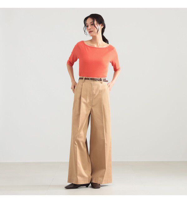 Demi-Luxe BEAMS 「コットン キュプラ カップ付きプルオーバー」|Tシャツ・カットソー|
