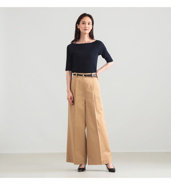 Demi-Luxe BEAMS 「コットン キュプラ カップ付きプルオーバー」|Tシャツ・カットソー|