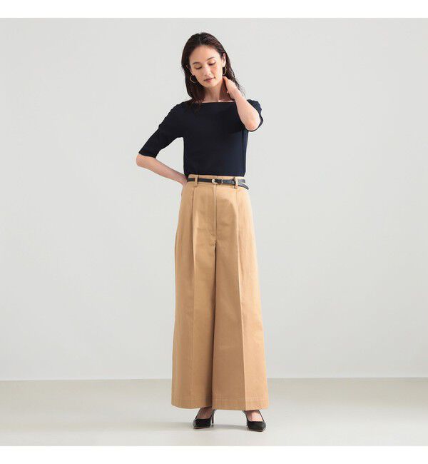 Demi-Luxe BEAMS 「コットン キュプラ カップ付きプルオーバー」|Tシャツ・カットソー|