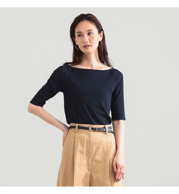 Demi-Luxe BEAMS 「コットン キュプラ カップ付きプルオーバー」|Tシャツ・カットソー|