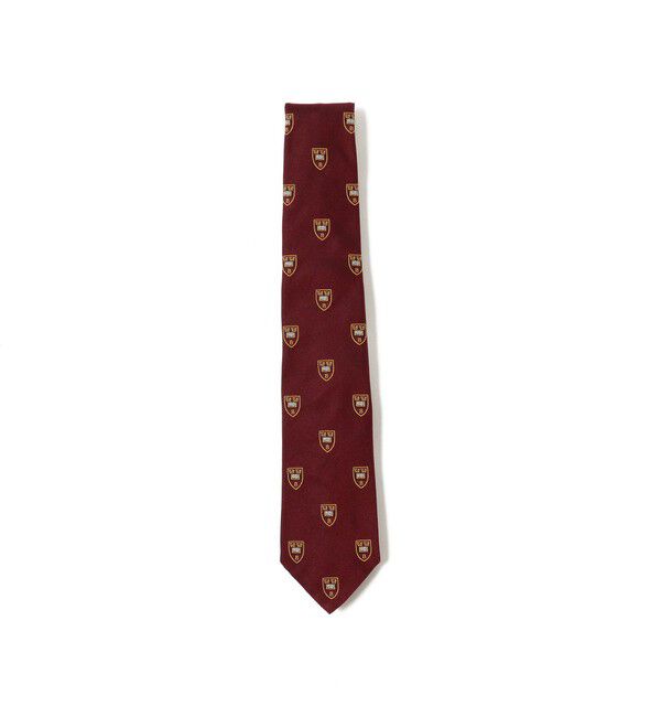 BEAMS PLUS「BEAMS PLUS / Silk Tie Crest Emblem Embroidery」|ネクタイ・蝶ネクタイ|BURGUANDY