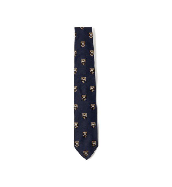 BEAMS PLUS「BEAMS PLUS / Silk Tie Crest Emblem Embroidery」|ネクタイ・蝶ネクタイ|NAVY