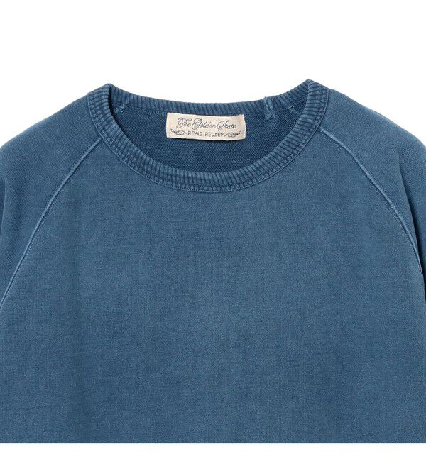 BEAMS「【別注】REMI RELIEF / Cut Off Short Sleeve Sweat Indigo」|スウェット・ジャージ|