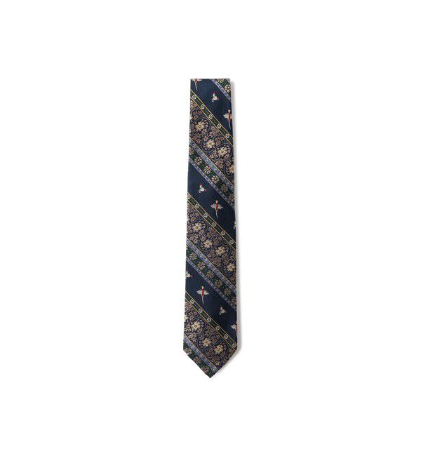 BEAMS PLUS「Ivy Tie Calico Stripe」|ネクタイ・蝶ネクタイ|Navy*Green
