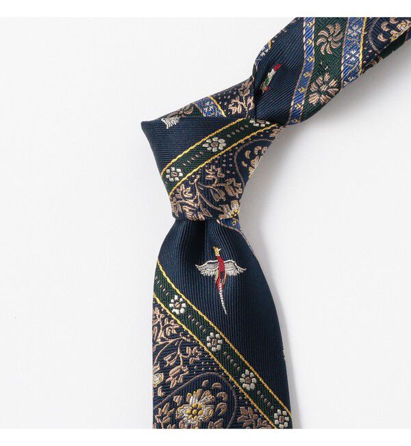 BEAMS PLUS「Ivy Tie Calico Stripe」|ネクタイ・蝶ネクタイ|