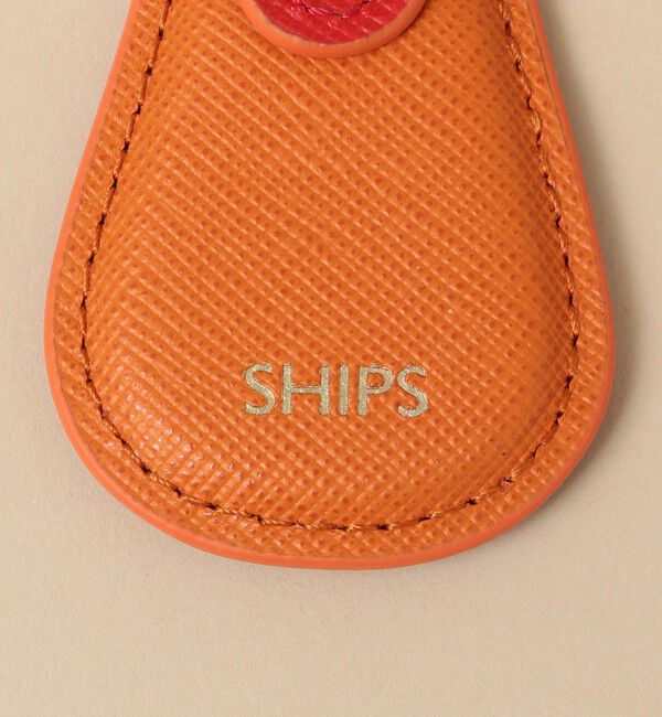 SHIPS「【WEB限定】SHIPS: 【SAFFIANO LEATHER】 2トーン キーホルダー」|その他|
