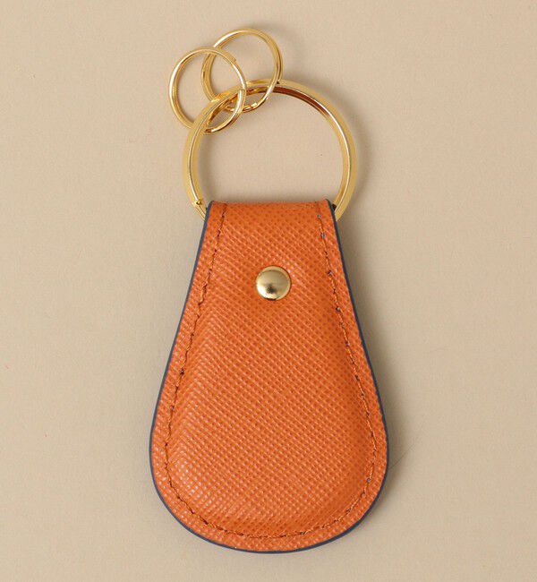 SHIPS「【WEB限定】SHIPS: 【SAFFIANO LEATHER】 2トーン キーホルダー」|その他|