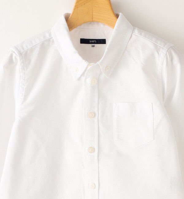 SHIPS KIDS「SHIPS KIDS:100～130cm / オックスフォード ボタンダウン シャツ」|シャツ・ブラウス|