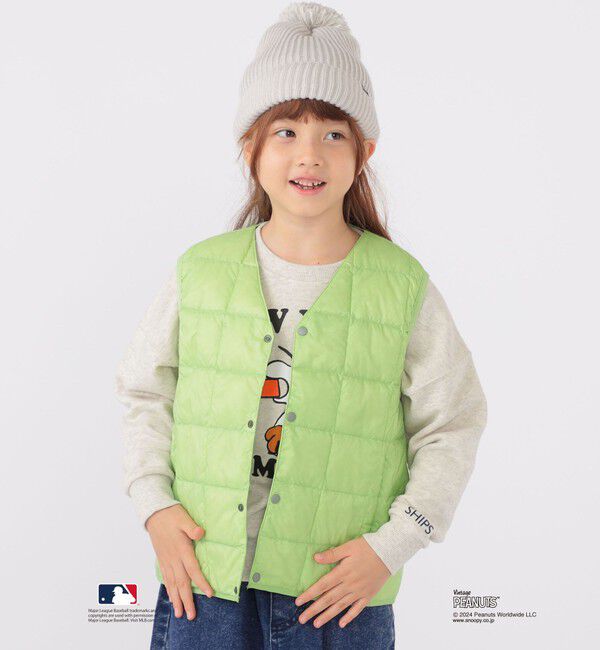 SHIPS KIDS「【WEB限定】TAION:100～150cm / キッズ インナー ダウン ベスト」|ダウンベスト・ベスト|