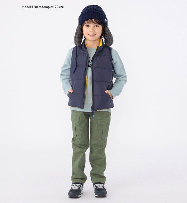 SHIPS KIDS「SHIPS KIDS:100～130cm / リサイクル ダウン ベスト」|ダウンベスト・ベスト|