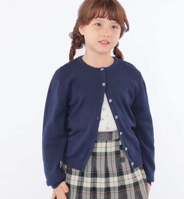 SHIPS KIDS「SHIPS KIDS:100～130cm / フラワー テキスタイル 長袖 TEE」|Tシャツ・カットソー|
