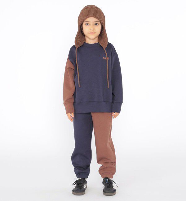 SHIPS KIDS「SHIPS KIDS:100～130cm / 2トーン スウェット」|スウェット・ジャージ|