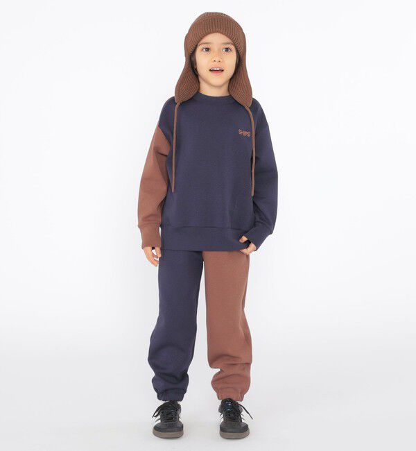 SHIPS KIDS「SHIPS KIDS:100～130cm / 2トーン スウェット」|スウェット・ジャージ|