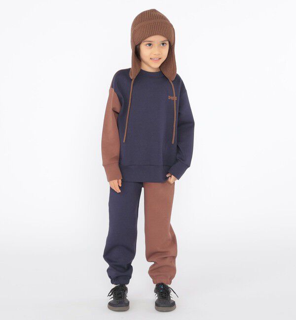 SHIPS KIDS「SHIPS KIDS:100～130cm / 2トーン スウェット」|スウェット・ジャージ|