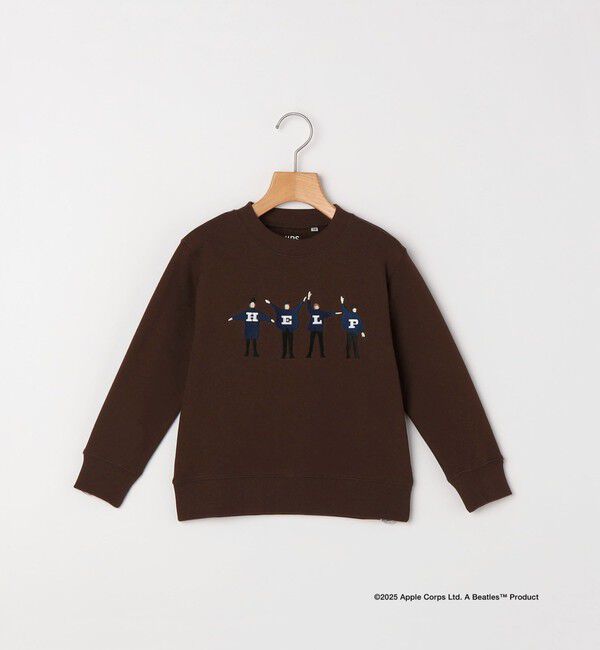 SHIPS KIDS「SHIPS KIDS:80～90cm /【THE BEATLES（ザ・ビートルズ）】スウェット」|スウェット・ジャージ|ブラウン