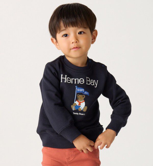 SHIPS Colors 「SHIPS Colors: 80～130cm / TeddyBear スウェット◇」|スウェット・ジャージ|ネイビー