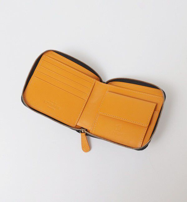 SHIPS「ETTINGER: BRIDLE ZIPPED WALLET ブライドルレザー ジップ ウォレット 二つ折り財布」|財布|