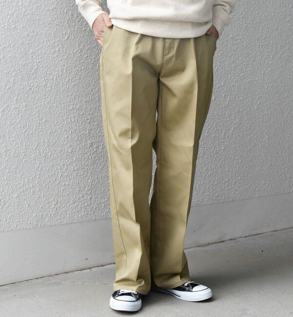 SHIPS any「【SHIPS any別注】Dickies:〈洗濯機可能〉T/C ツイル チノパンツ◇」|チノ|