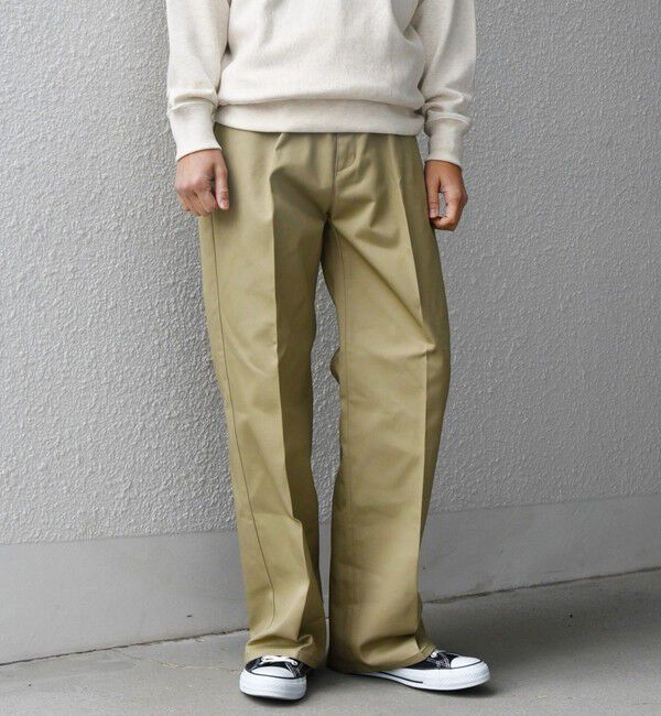 SHIPS any「【SHIPS any別注】Dickies:〈洗濯機可能〉T/C ツイル チノパンツ◇」|チノ|