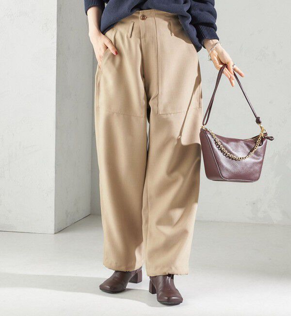 SHIPS for women「【SHIPS別注】GOLDEN MILLS: 〈手洗い可能〉2WAY ベイカー パンツ」|その他|