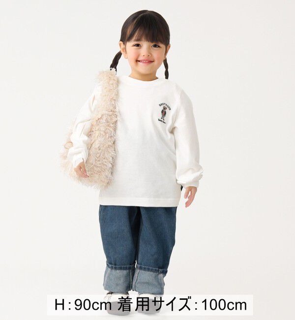 SHIPS Colors 「SHIPS Colors:100～130cm /〈洗濯機可能〉バレルレッグ デニムパンツ◇」|デニム|