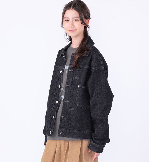 SHIPS KIDS「SHIPS KIDS:140～160cm /ヴィンテージ ライク デニム ジャケット」|デニムジャケット|
