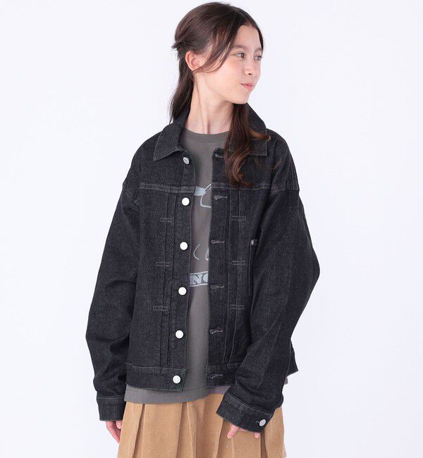 SHIPS KIDS「SHIPS KIDS:140～160cm /ヴィンテージ ライク デニム ジャケット」|デニムジャケット|