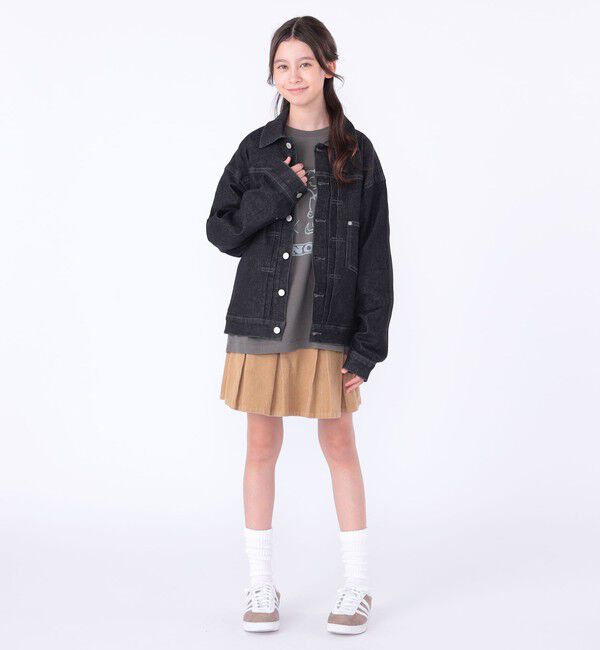 SHIPS KIDS「SHIPS KIDS:140～160cm /ヴィンテージ ライク デニム ジャケット」|デニムジャケット|