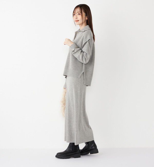 SHIPS Colors 「SHIPS Colors:〈手洗い可能〉ベスト &times; ニット ワンピース セット◇」|ワンピース|