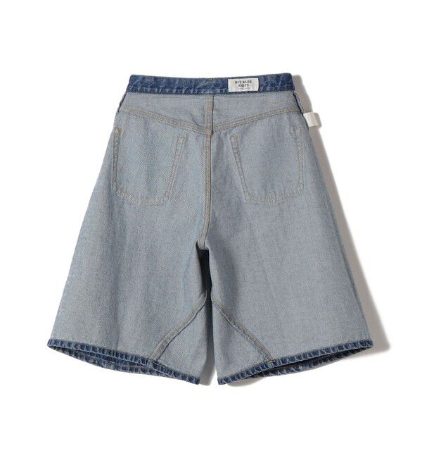 SHIPS for women「【SHIPS別注】BIT BLUE:バミューダ ショーツ」|デニム|