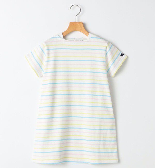 SHIPS KIDS「SHIPS KIDS:140～150cm / ボーダー ワンピース」|ワンピース|オフホワイト