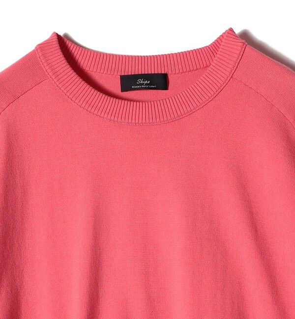 SHIPS for women「SHIPS Primary Navy Label:〈手洗い可能〉16G SUVIN プルオーバー」|ニット・セーター|