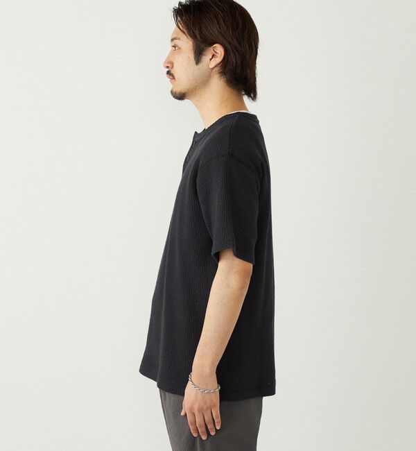 SHIPS Colors 「SHIPS Colors:ローゲージ カノコ ヘンリーネック Tシャツ◇」|Tシャツ・カットソー|