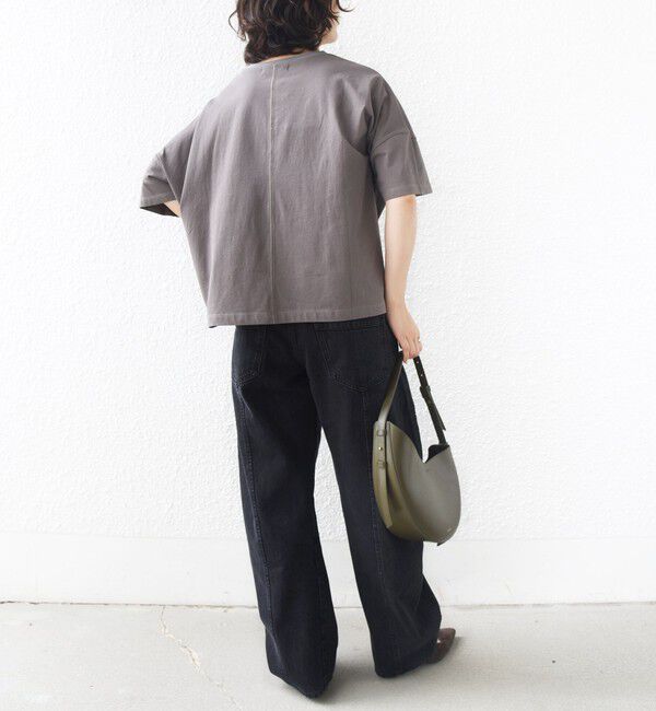 SHIPS for women「【SHIPS別注】81BRANCA: 5分袖 ロゴ・フォト TEE」|Tシャツ・カットソー|