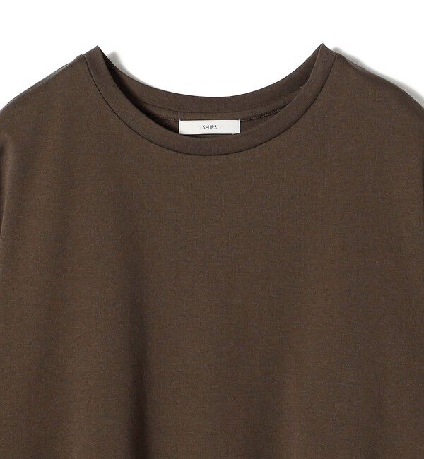 SHIPS for women「〈手洗い可能〉DEPEND ポンチ トリム レース ドッキング プルオーバー」|Tシャツ・カットソー|