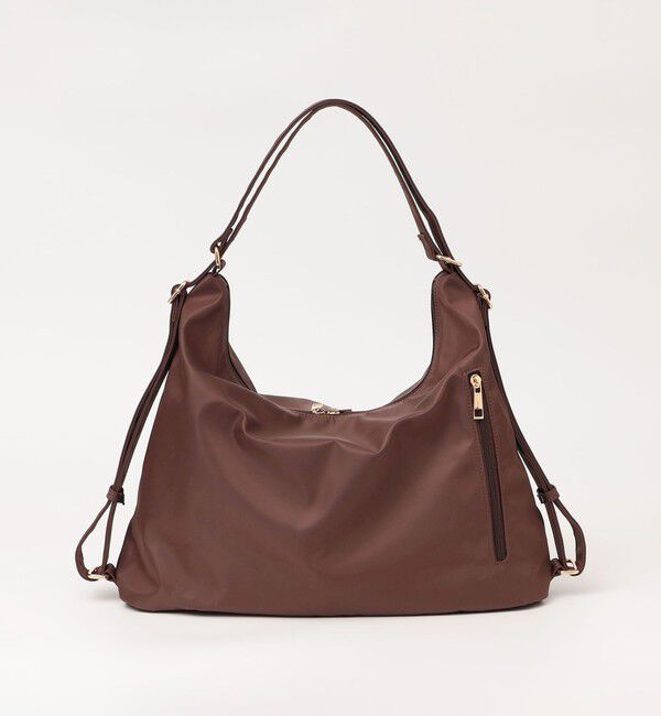quaranciel「《予約》quaranciel:〈撥水加工〉3WAY ナイロン ポケット ショルダーバッグ（A4対応）」|ショルダー・メッセンジャー|