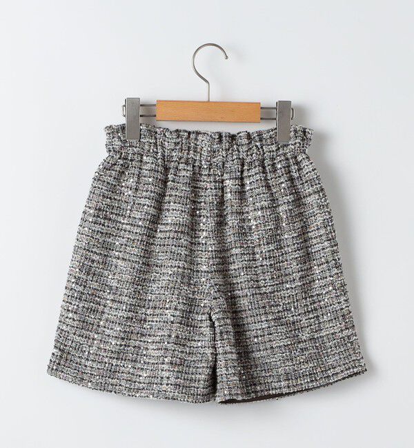 SHIPS KIDS「SHIPS KIDS:140～150cm / 〈手洗い可能〉シャイニー ツイード ショートパンツ」|その他|