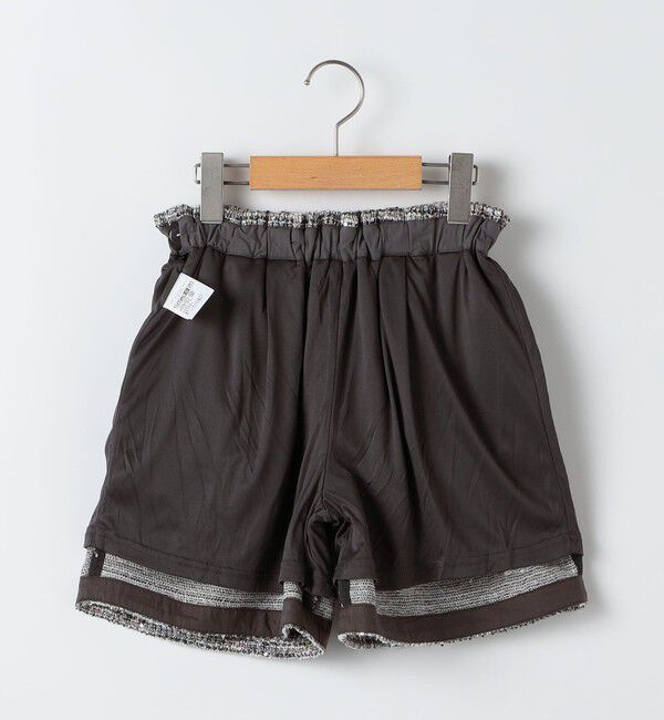 SHIPS KIDS「SHIPS KIDS:140～150cm / 〈手洗い可能〉シャイニー ツイード ショートパンツ」|その他|