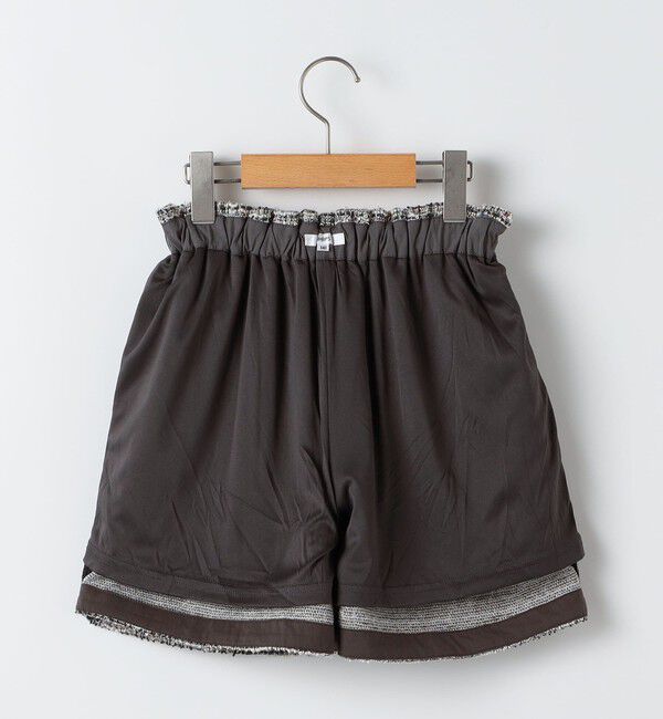 SHIPS KIDS「SHIPS KIDS:140～150cm / 〈手洗い可能〉シャイニー ツイード ショートパンツ」|その他|